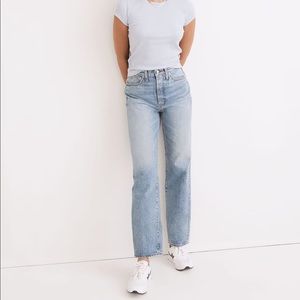 The Perfect Vintage Straight Jean in Seyland Wash